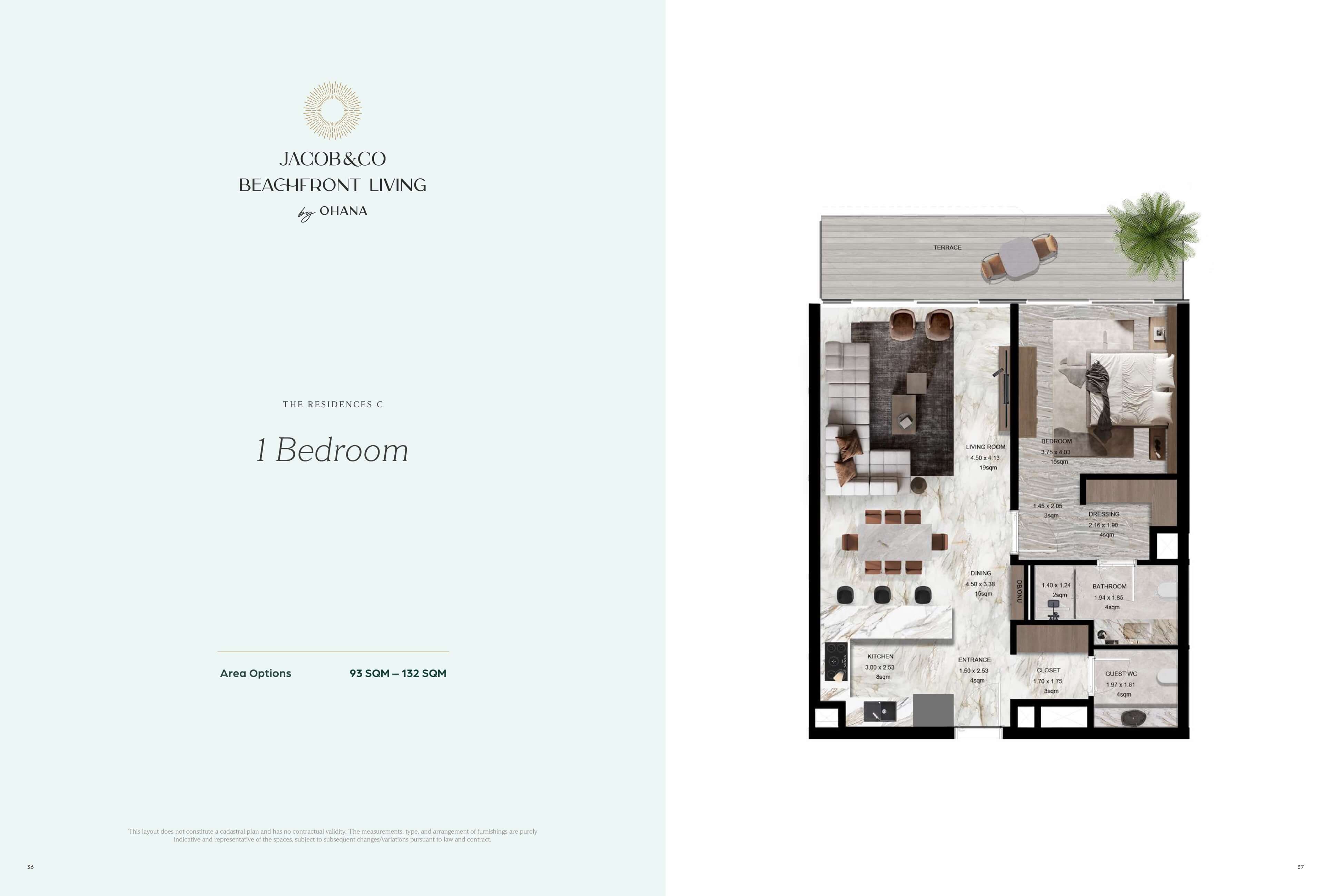 1 Bedroom Apartment Floor Plan