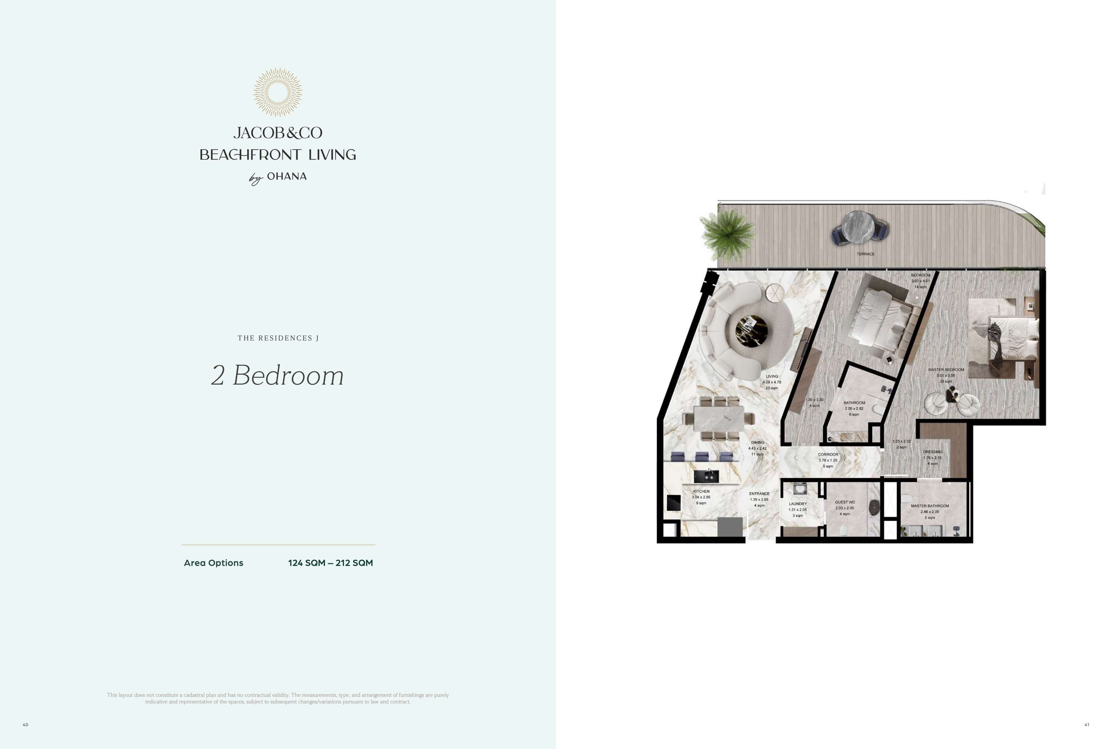 2 Bedroom Apartment Floor Plan