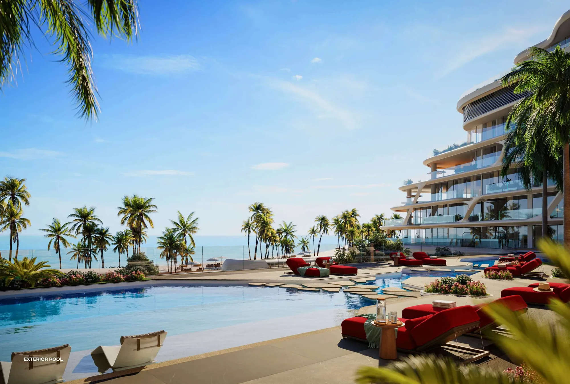 Jacob & Co Beachfront Living Exterior Pool