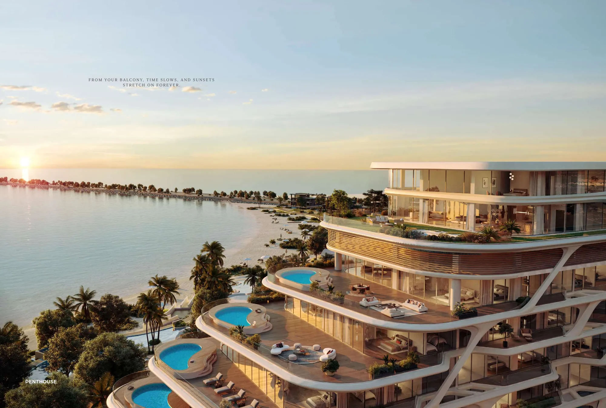 Jacob & Co Beachfront Living Penthouse Terrace