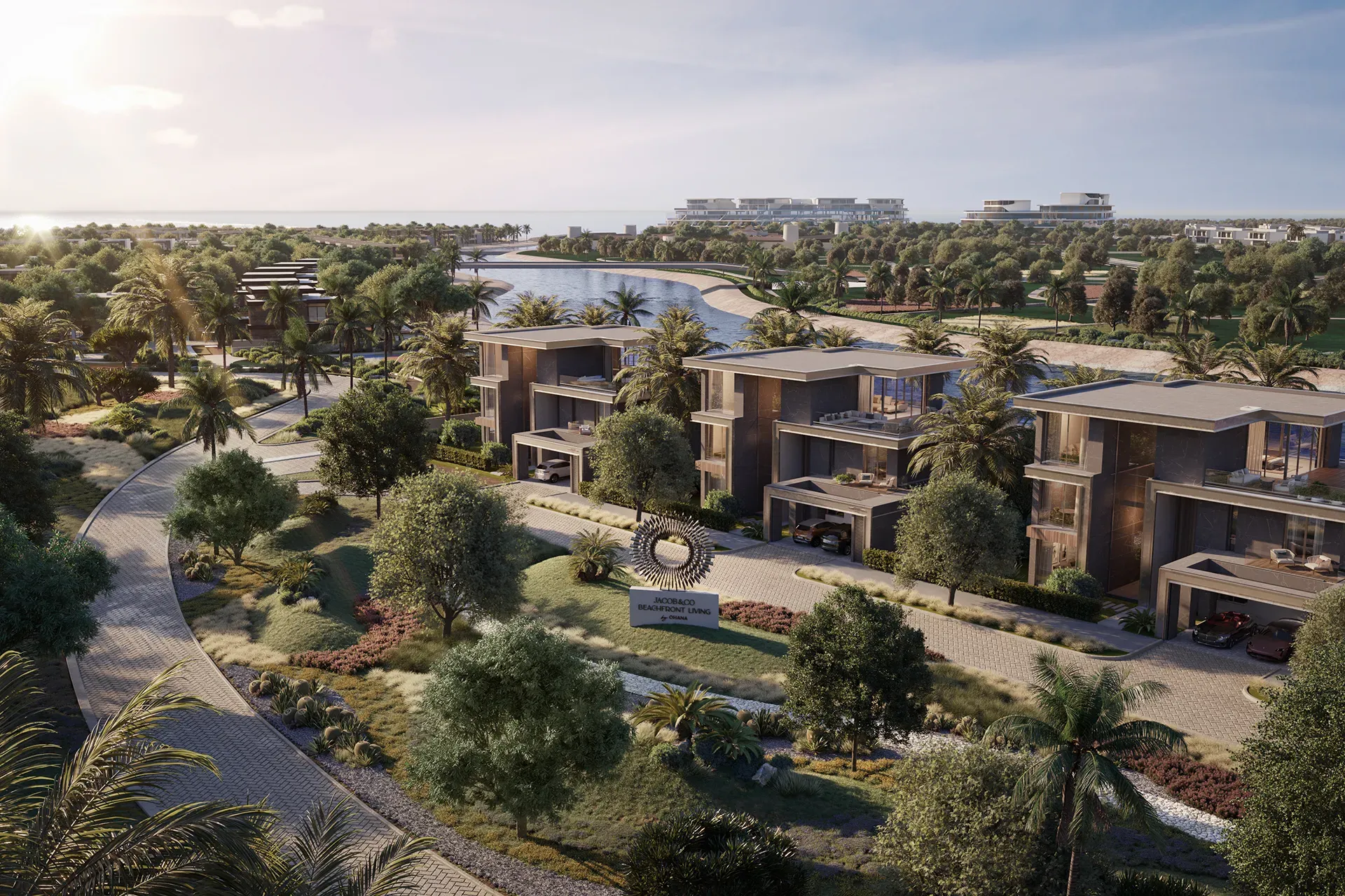 Beachfront Mansion Canal Setting