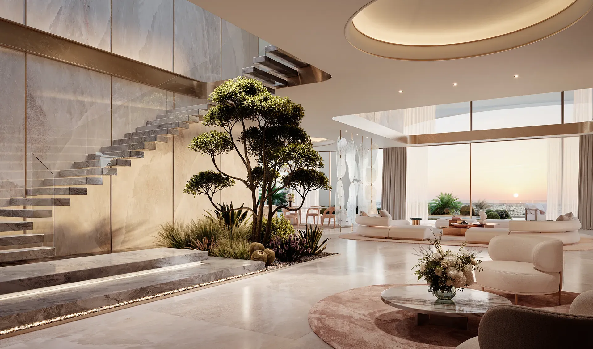 Sky Mansion Grand Staircase